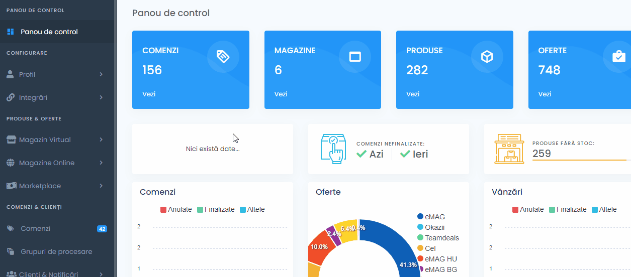 Mapare categorii Vivre easySales
