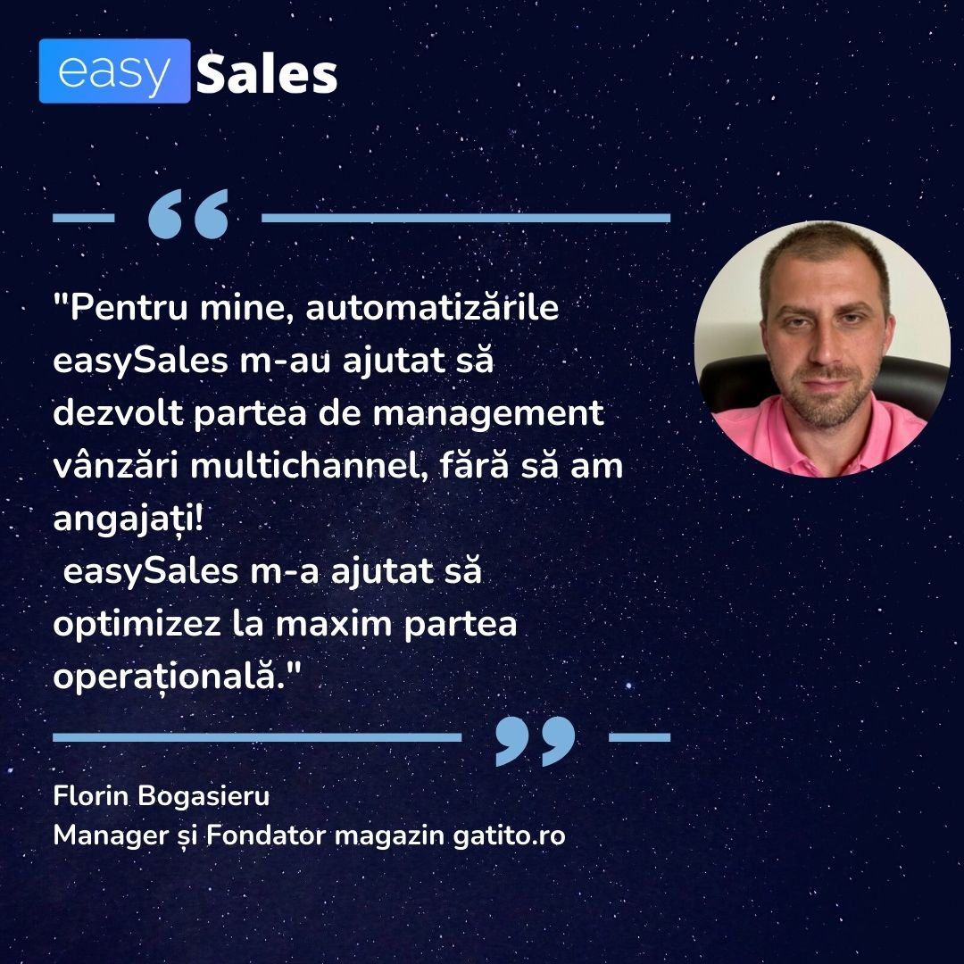Platforma de management vanzari automate easySales