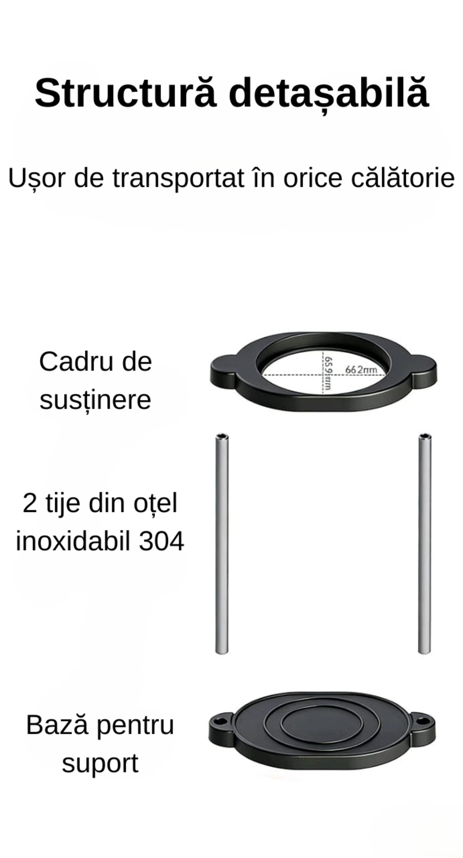 Structură detașabilă stand portabil espressor