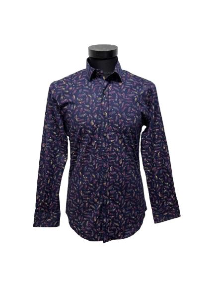 Camasa pentru barbati, Slim fit, Model floral
