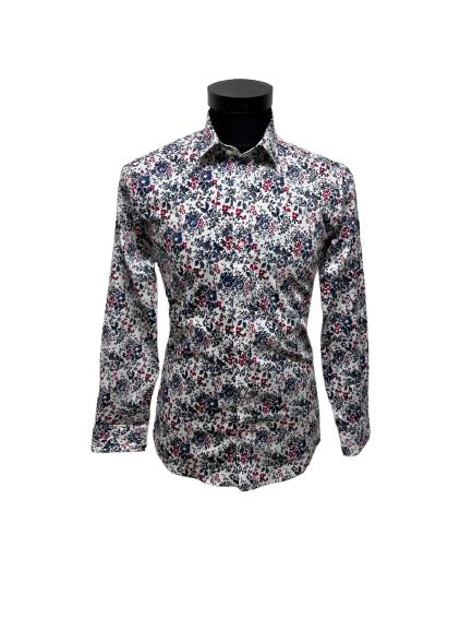 Camasa pentru barbati, Slim fit, Model floral