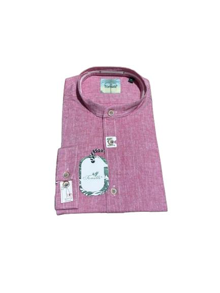 Camasa pentru barbati cu guler tunica, Tonelli, Slim Fit