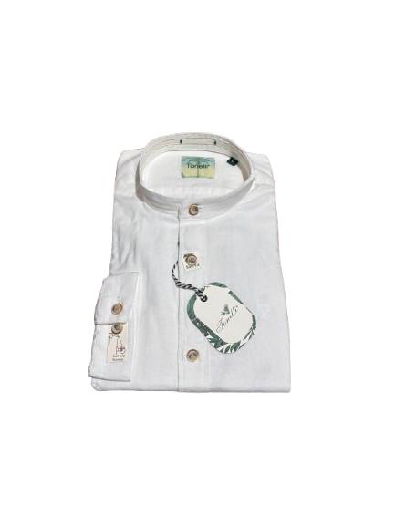 Camasa pentru barbati cu guler tunica, Tonelli, Slim Fit