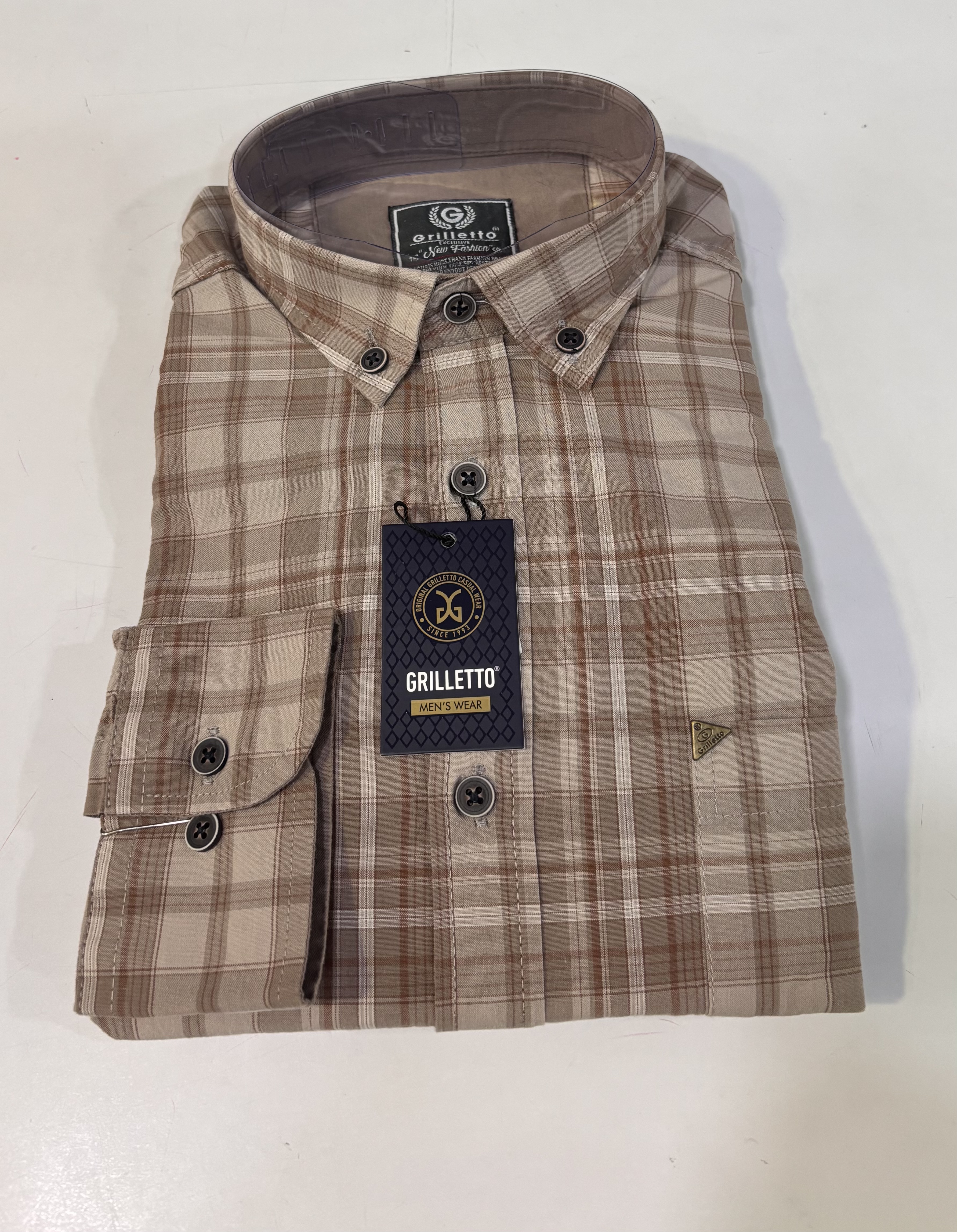 Camasa Cu Carouri Pentru Barbati, Regular Fit