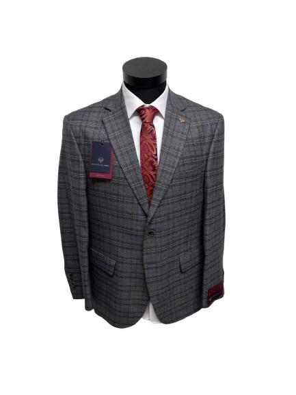 Sacou cu carouri pentru barbati, Marco Milano, Drop 4, Regular Fit