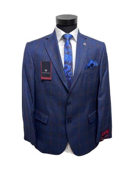 Sacou cu carouri pentru barbati, Marco Milano, Drop 4, Regular Fit