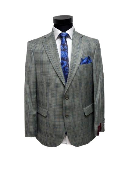 Sacou cu carouri pentru barbati, Marco Milano, Drop 4, Regular Fit