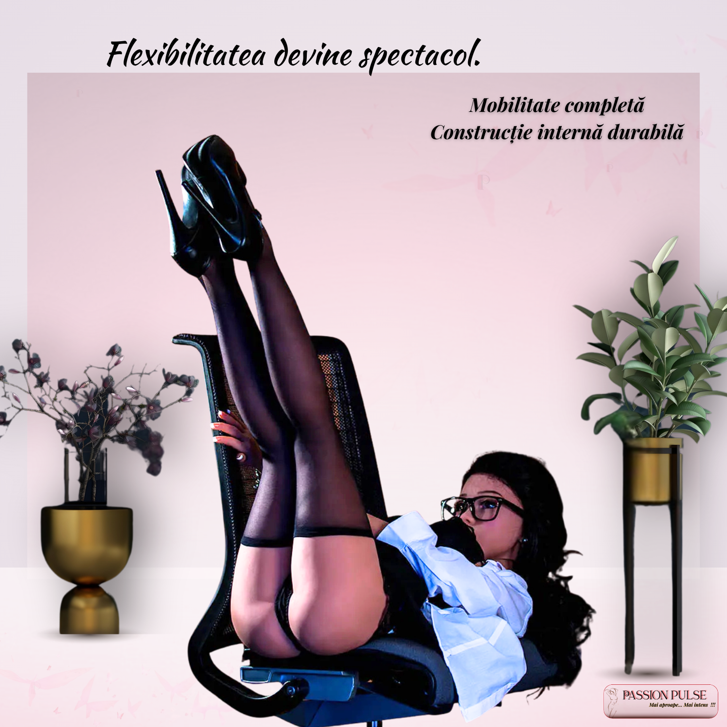 Papusa TPE 140 cm in pozitie inversata cu structura metalica articulata