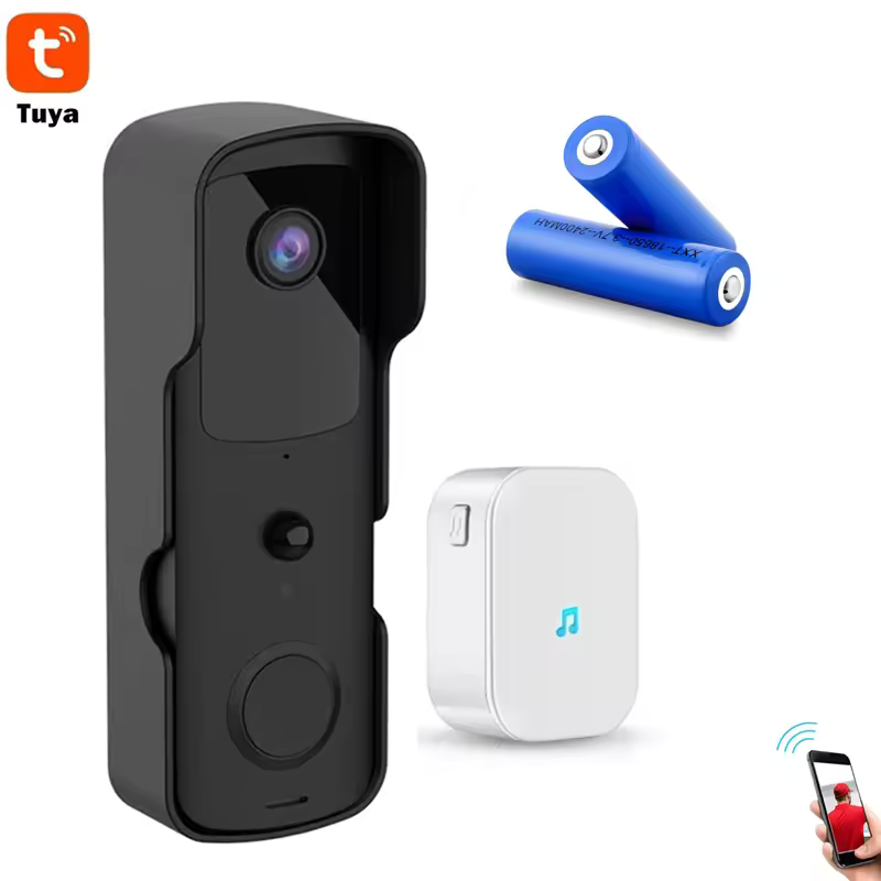 Sonerie Video Inteligenta MaGeCa® V30 fara fir/Wireless, Comunicare Bidirectionala de la distanta, Video Interfon HD, Night VIsion, Rezistenta la apa, Aplicatie dedicata iOS si Android, 2 baterii incluse 4 1718789402 sonerie%202